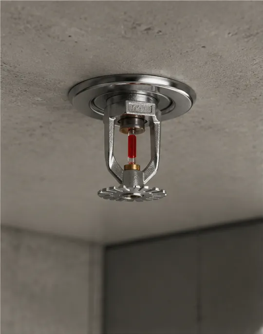 sprinkler instalado no teto em São Paulo – Bastion PCI